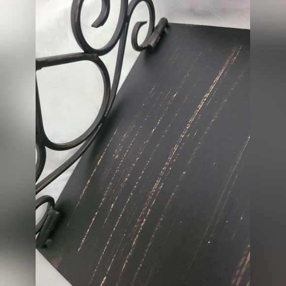 NUEN WELTEN VINTAGE Elegant Black Metal Bookends 1 PAIR - Picture 4 of 6